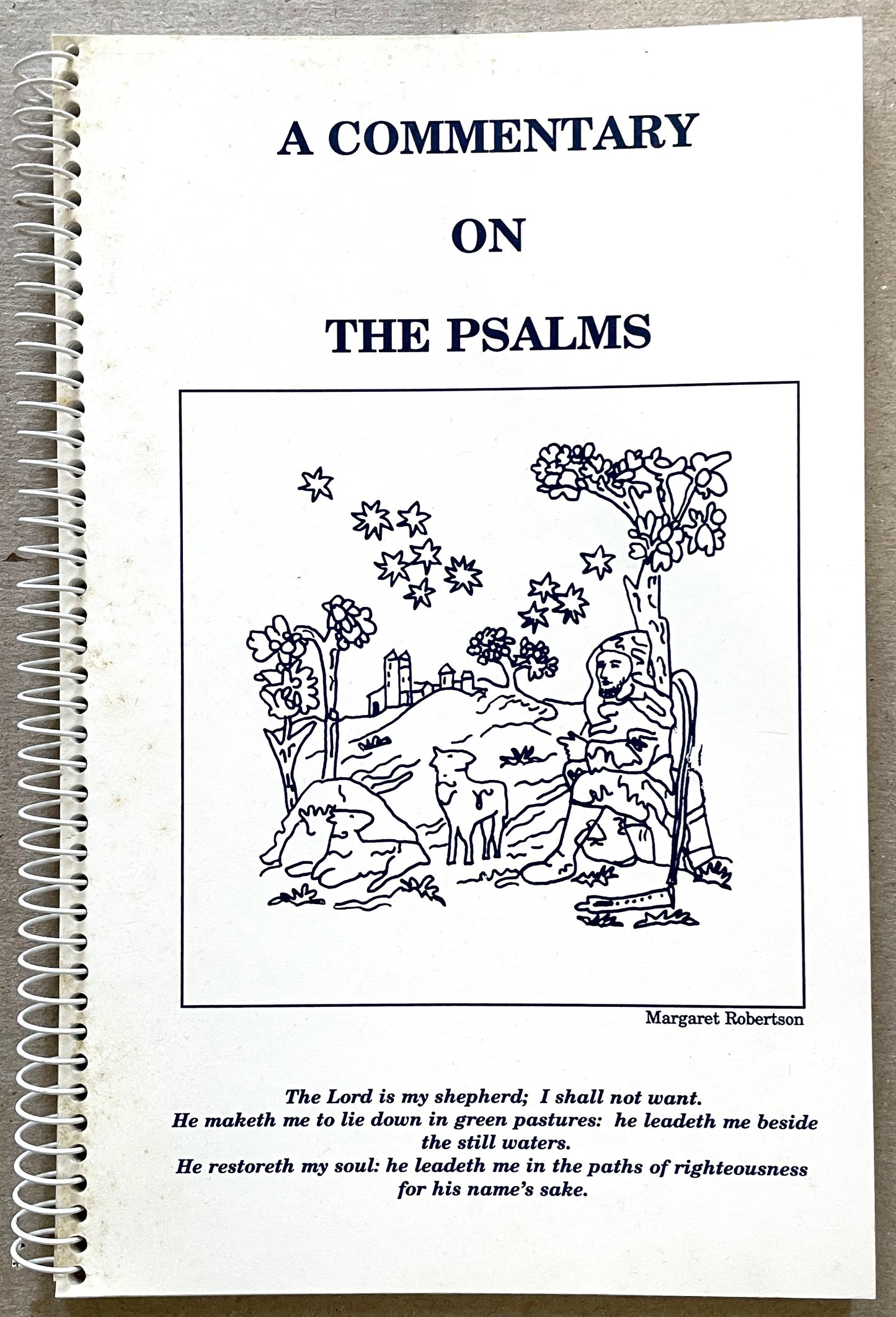 A Commentary on the Psalms