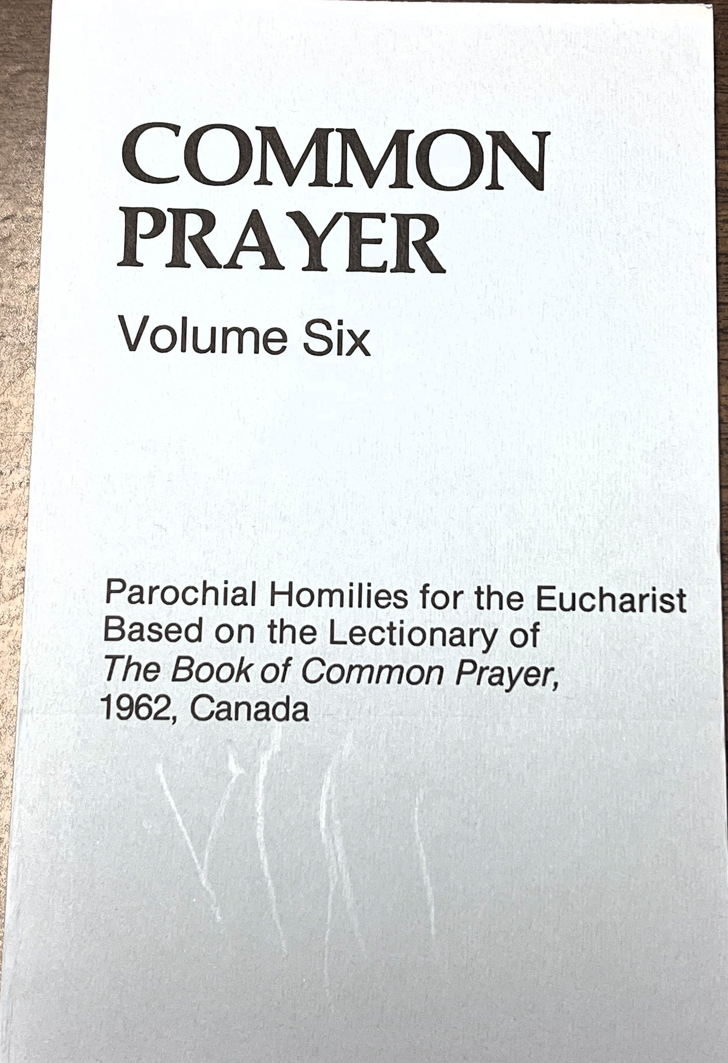 Volume 6: Parochial Homilies for the Eucharist